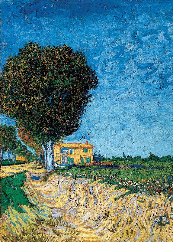 Vincent Van Gogh Avenue bij Arles oil painting picture